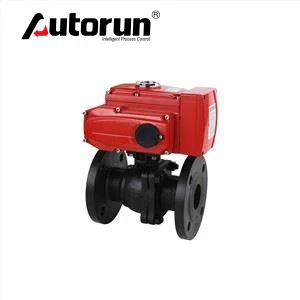 Falf Ball Addasu Trydan Dur Carbon
